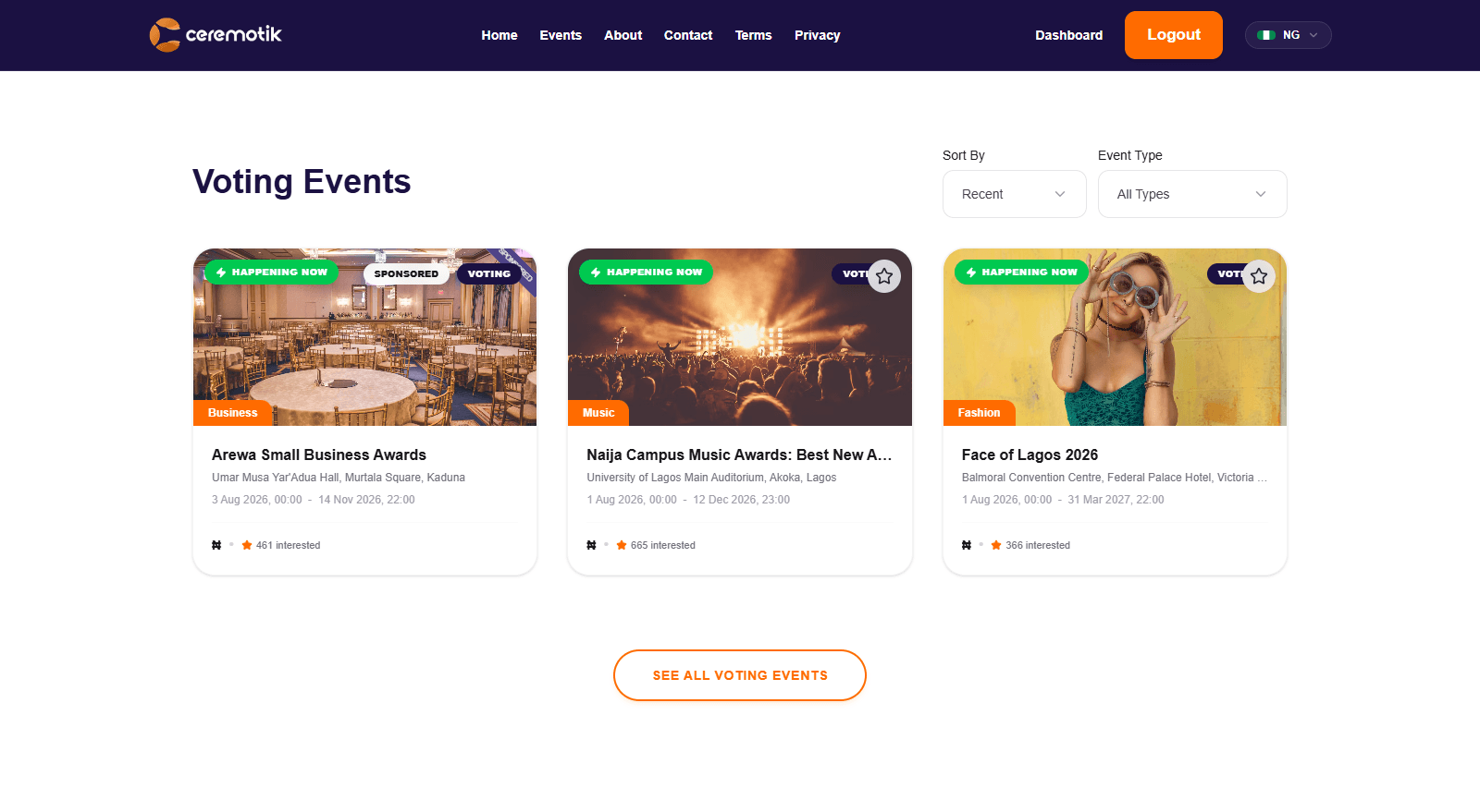 Voting contests